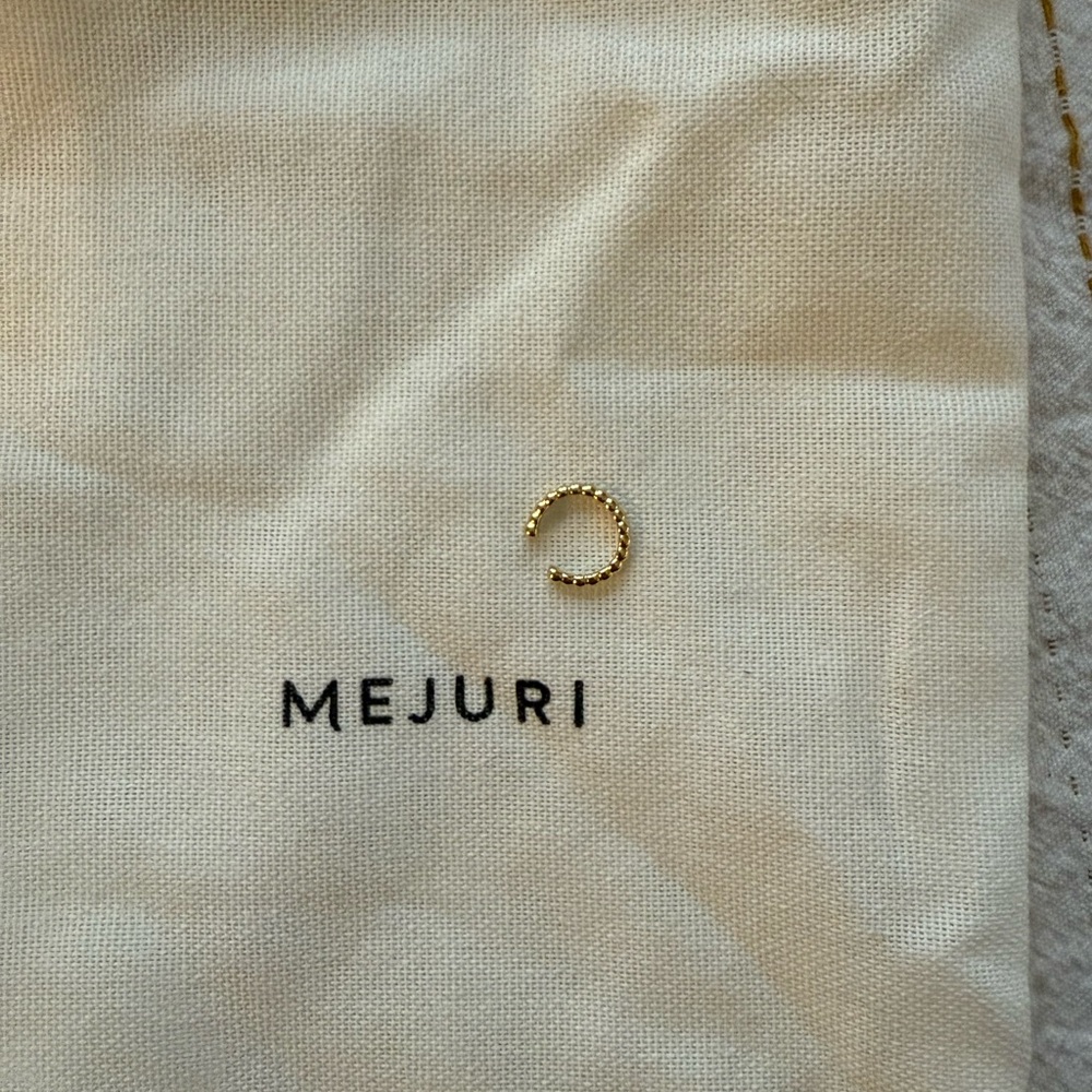 Mejuri Beaded Gold Vermeil Ear Cuff